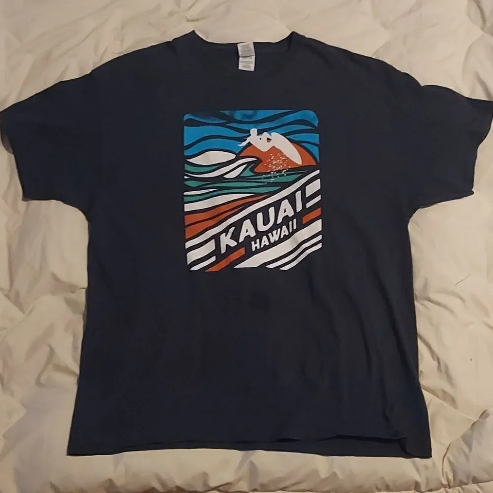 Kauai Hawaii Surfing Shirt XL